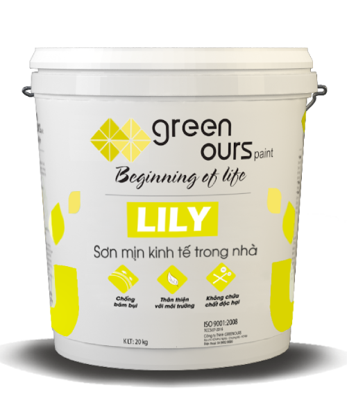Sơn mịn kinh tế trong nhà – Lyly