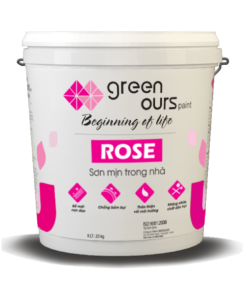 Sơn mịn cao cấp trong nhà – Rose